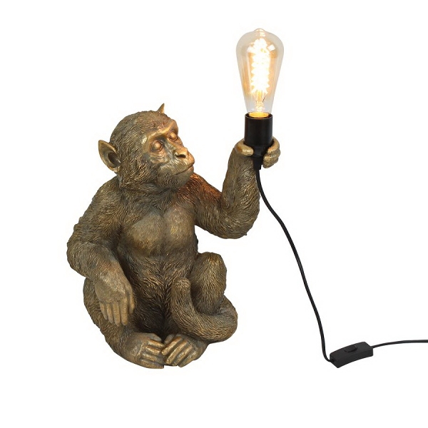 Tafellamp Monkey Sitting Gold product afbeelding