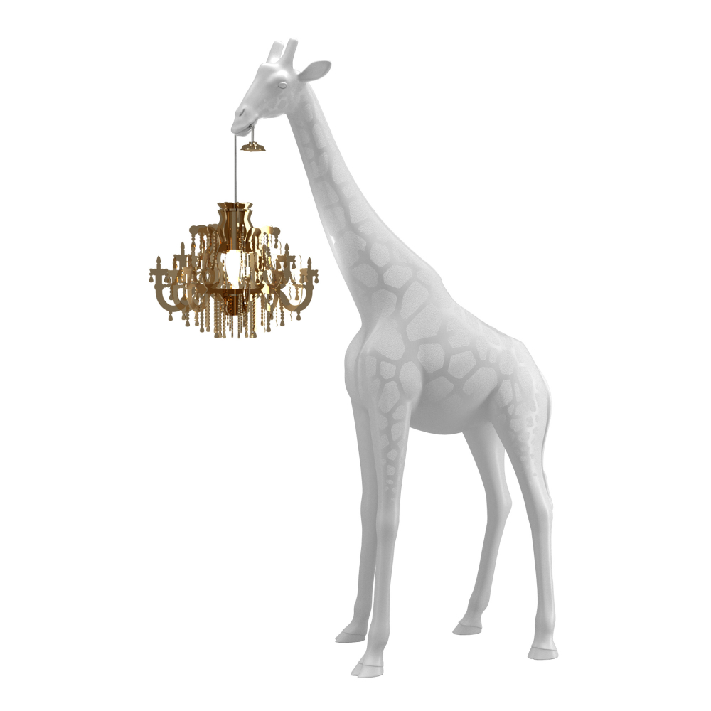Qeeboo Vloerlamp Giraffe in Love XS White product afbeelding