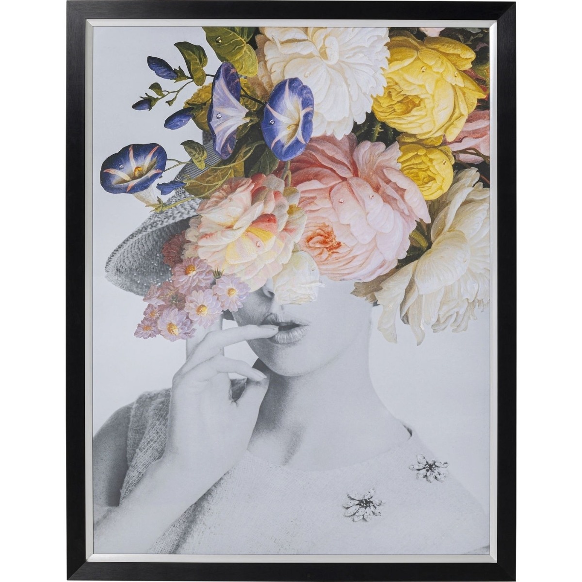 Kare Wandfoto Flower Lady Pastel 152x117cm product afbeelding