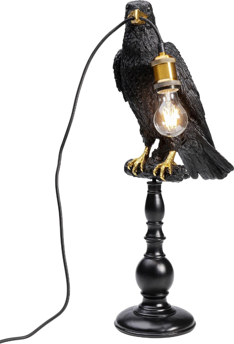 Kare Tafellamp Sitting Crow Mat Black product afbeelding