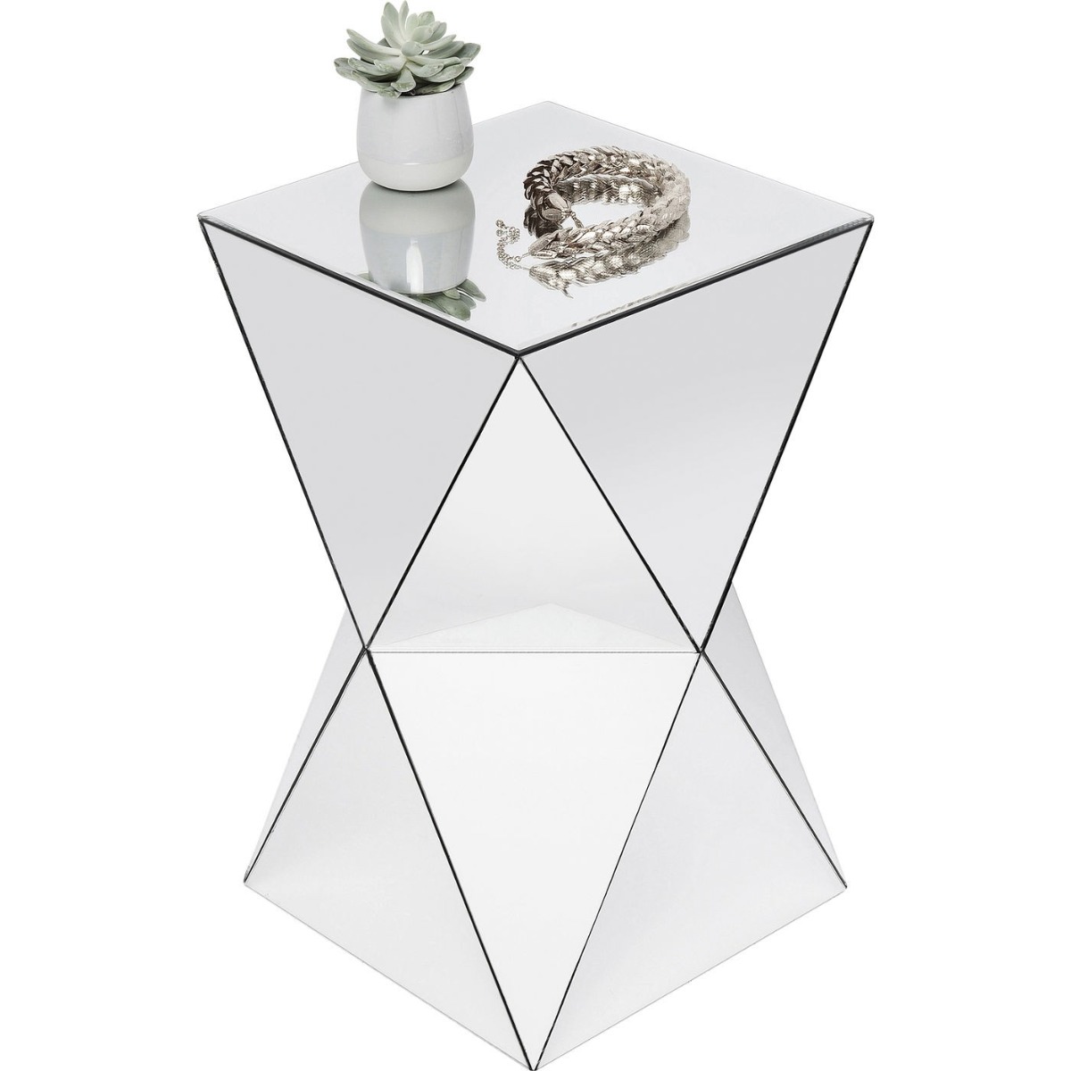 Kare Bijzettafel Luxury Triangle product afbeelding