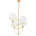 Kare Hanglamp Lantern 4er Brass