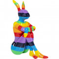Kare Decofiguur Sitting Rabbit Rainbow 203cm