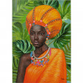 Kare Schilderij African Beauty 70x100cm