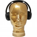 Kare Decofiguur Headphone Mount Gold Metallic