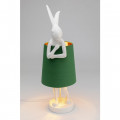 Kare Tafellamp Animal Rabbit White Green 68cm