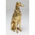 Kare Decofiguur Greyhound Bruno Gold 80cm