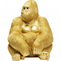 Kare Decofiguur Gouden Gorilla XL