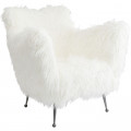 Kare Fauteuil Goldfinger White
