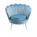 Kare Fauteuil Water Lily Chrome Aqua