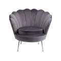 Kare Fauteuil Water Lily Chrome Grey