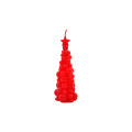 SMAQQ Kaars A Bubbly Xmas Tree Radiant Red 21 cm