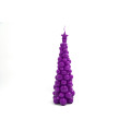 SMAQQ Kaars A Bubbly Xmas Tree Perfect Purple 30cm