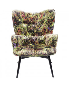 Kare Fauteuil Vicky Green Dschungel