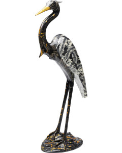 Kare Decofiguur Heron Black 70cm