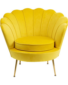 Kare Fauteuil Water Lily Gold Yellow