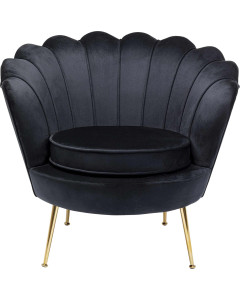 Kare Fauteuil Water Lily Gold Black