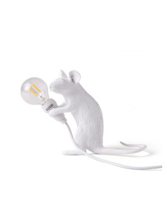 Seletti Tafellamp Mouse Sitting Mac White