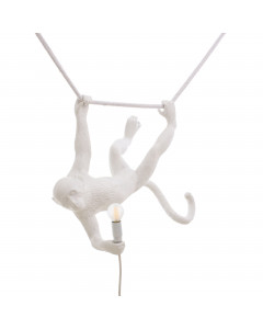 Seletti Hanglamp Monkey Swing White