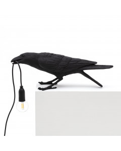 Seletti Tafellamp Bird Playing Black