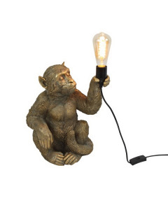 Tafellamp Monkey Sitting Gold