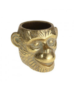 Bloempot Chimp Gold 15,5 cm