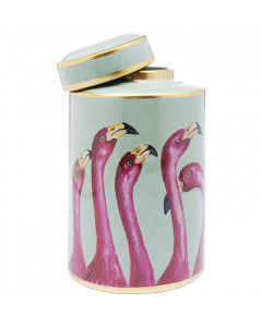 Kare Decoratiepot Flamingos 29cm