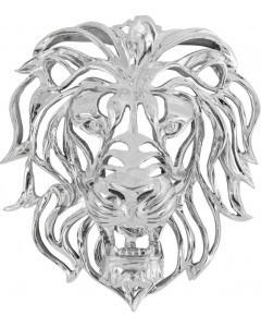 Kare Wanddecoratie Lion Zilver