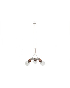 Be Pure Home Babble 3 bollen glas walnoot