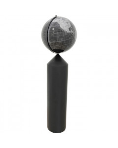 Kare Decofiguur Globe Top Black 132cm