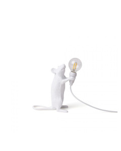 Seletti Tafellamp Mouse Step White