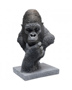 Kare Decofiguur Thinking Gorilla Head