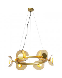 Kare Hanglamp Mariposa Brass