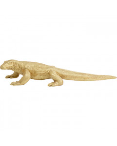 Kare Decofiguur Komodo Dragon Gold 167cm
