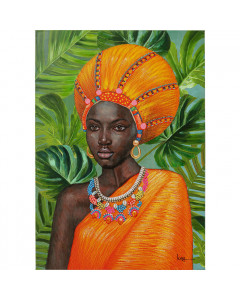 Kare Schilderij African Beauty 70x100cm