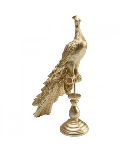 Kare Decofiguur Peacock Gold