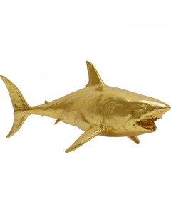 Kare Decofiguur Shark Henry Gold 106cm