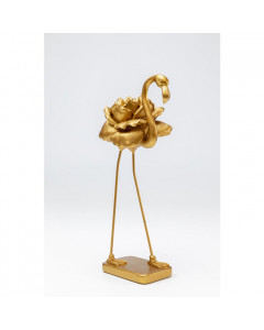 Kare Decofiguur Rose Flamingo Gold 42cm