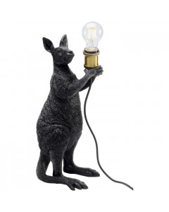 Kare Tafellamp Animal Kangaroo Black Matt
