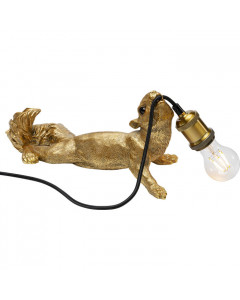 Kare Tafellamp Animal Squirrel Gold
