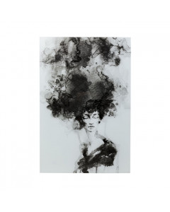Kare Wandfoto Glass Smokey Hair 100x150cm