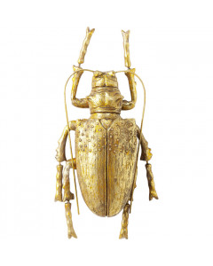 Kare Wanddecoratie Longicorn Beetle Gold