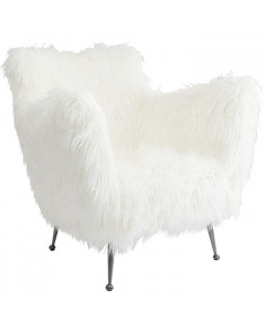 Kare Fauteuil Goldfinger White