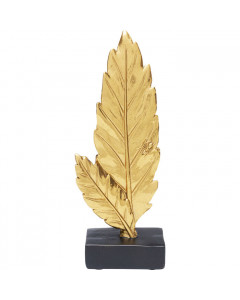Kare Decofiguur Two Leaves Gold 22cm