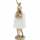 Kare Tafellamp Animal Rabbit Gold 68cm