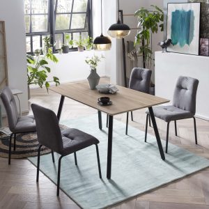 Artistiq Eettafel 'Chennell' Eikenlook