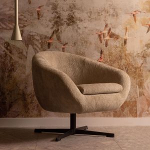 BePureHome Draaifauteuil 'Desert' Chenille