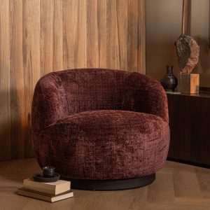 BePureHome Draaifauteuil 'Woolly' Chenille