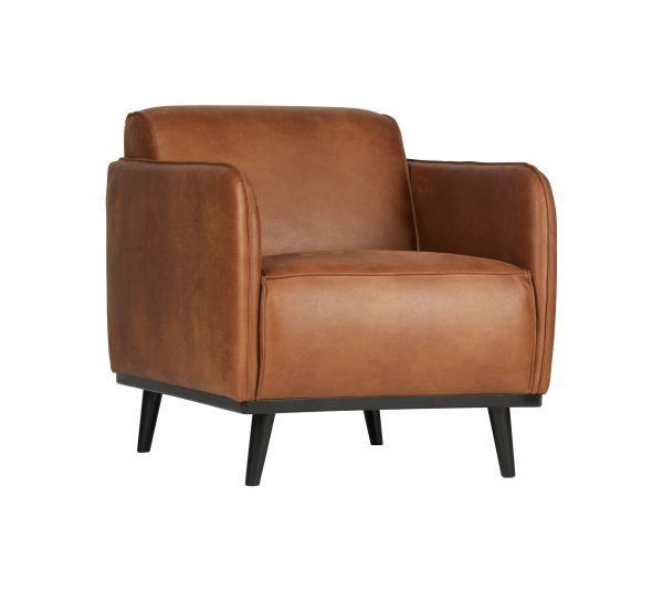 BePureHome Fauteuil 'Statement' kleur Cognac