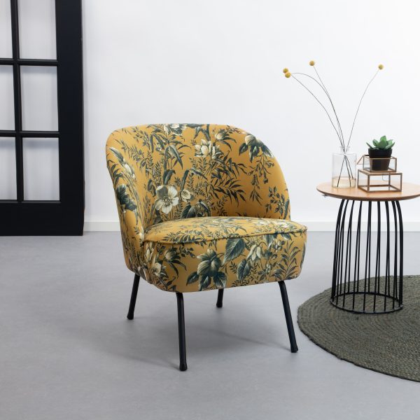 BePureHome Fauteuil 'Vogue Poppy' Velvet